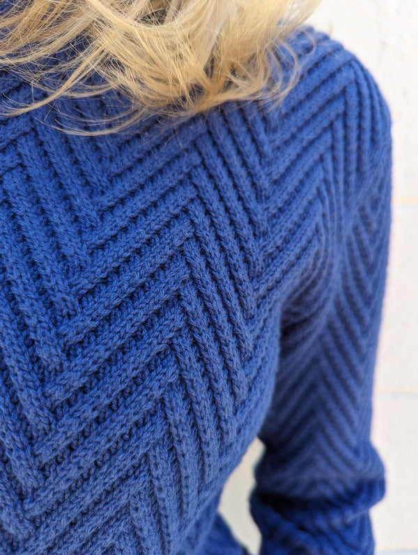 Herringbone Turtleneck Sweater