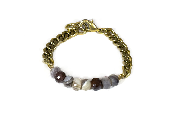 Remix: Faceted Botswana Agate Rondelles