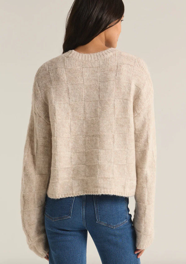 Delilah Check Sweater