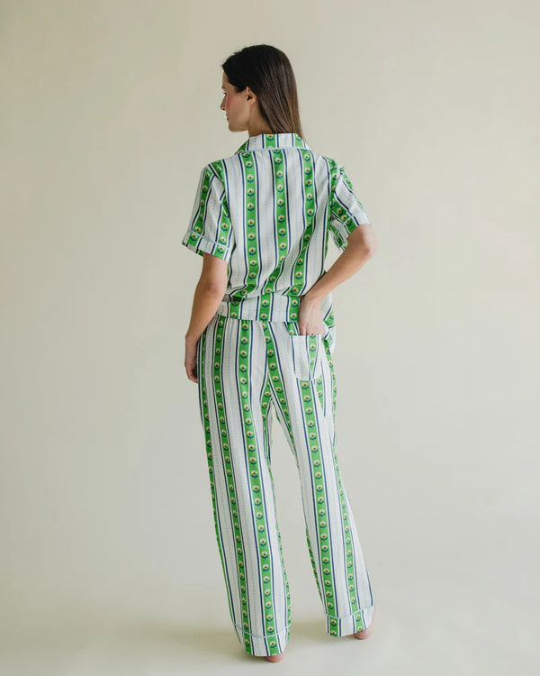 Garden Stripe Pajama Pants Set