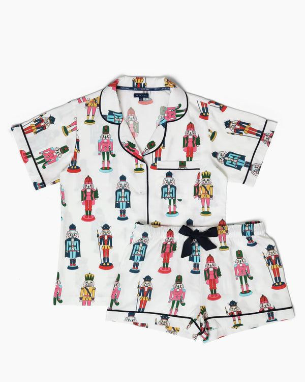 Holiday March Pajama Shorts Set