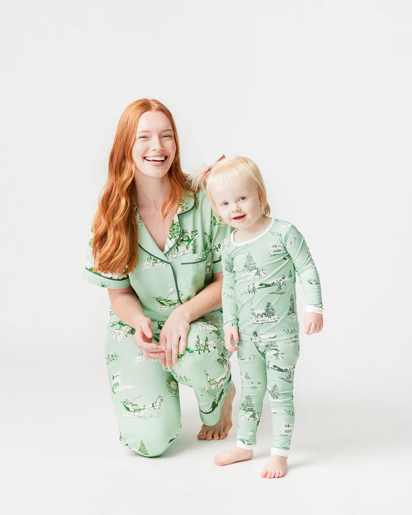 Holiday Toile Pajama Pants Set