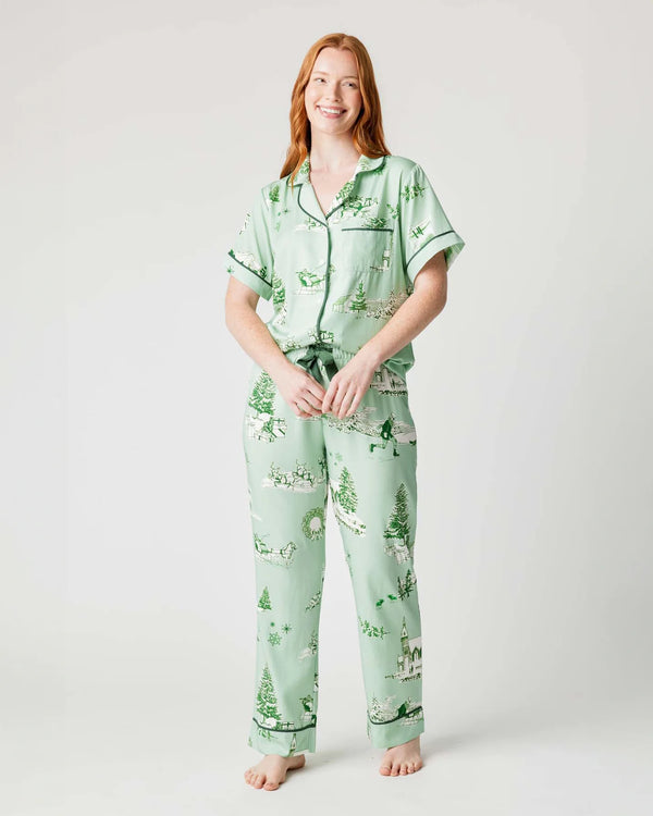 Holiday Toile Pajama Pants Set