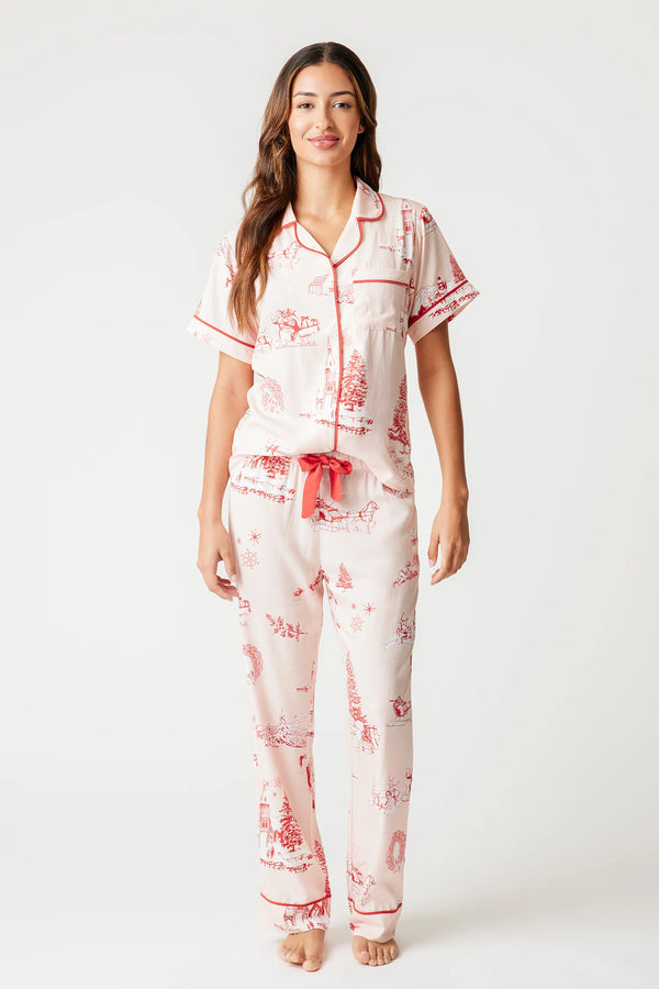 Holiday Toile Pajama Pants Set