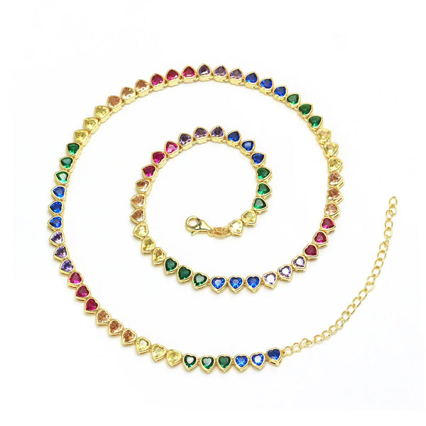 Multi Heart Necklace