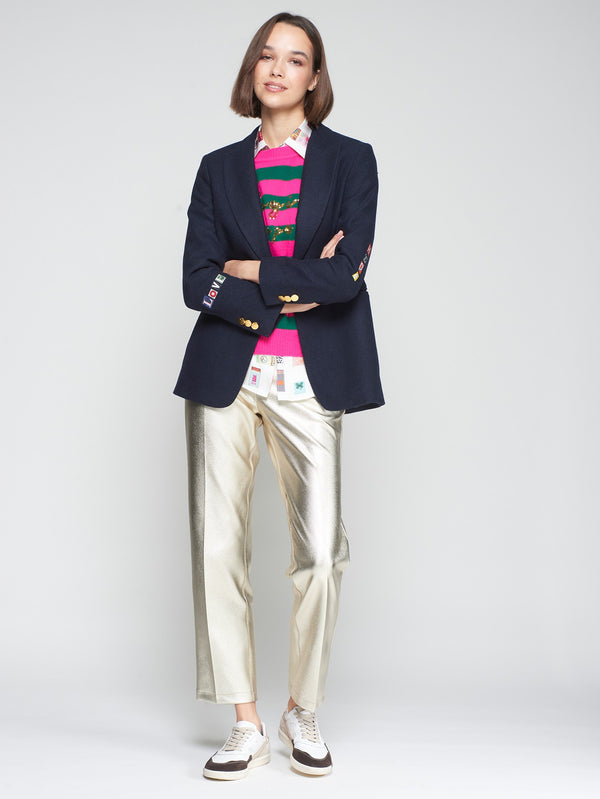 Graffiti Wool Blazer