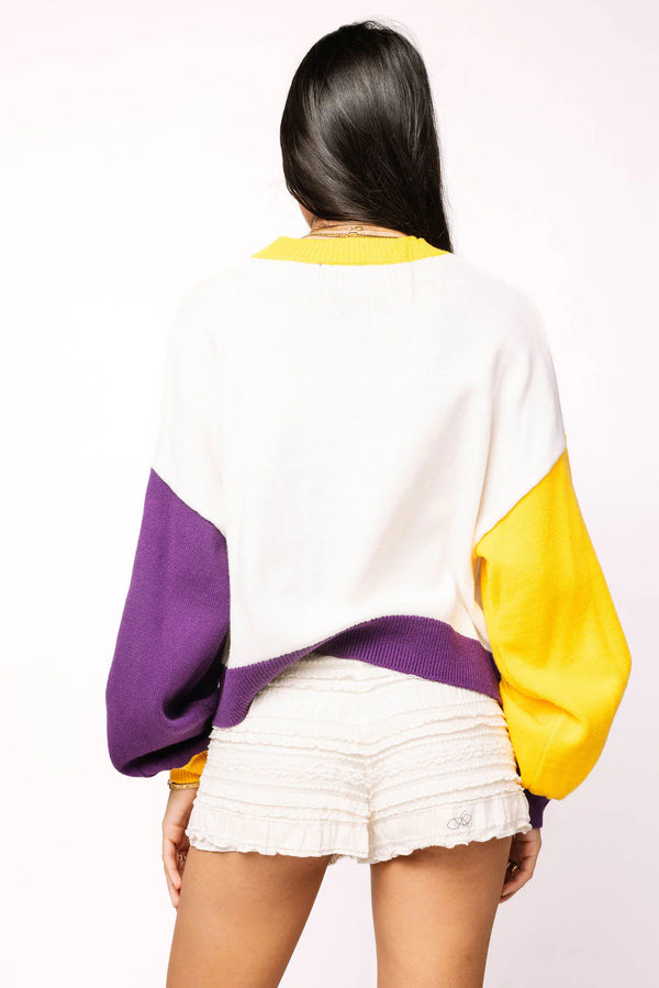 LSU Pennant Sweater