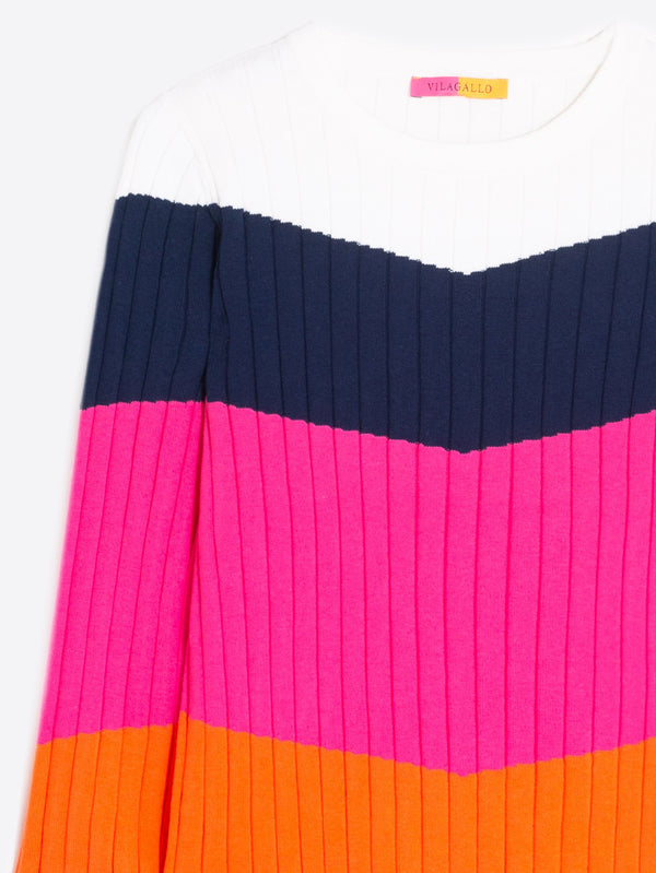 Colorblock Canale Knit Top