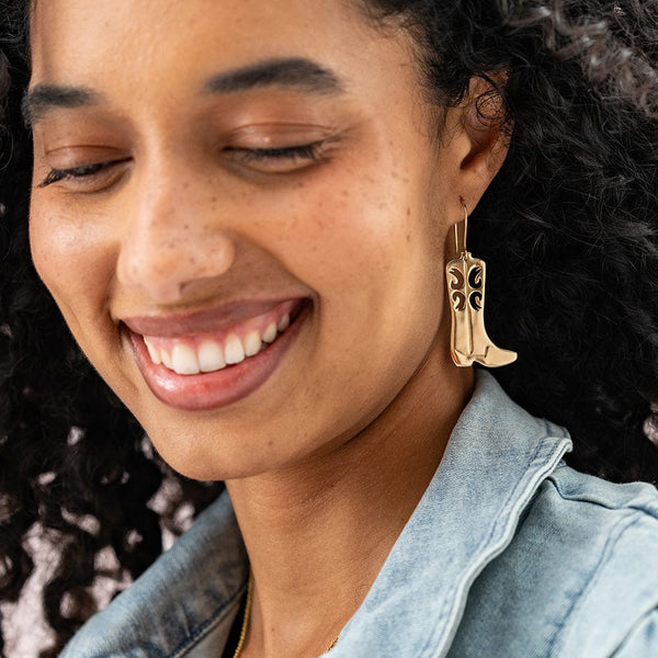 Lacey Boot Dangle Earrings
