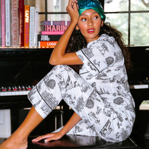 New York Toile Pajama Pants Set