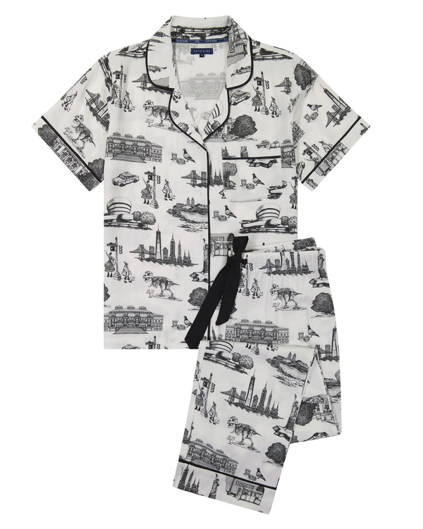 New York Toile Pajama Pants Set
