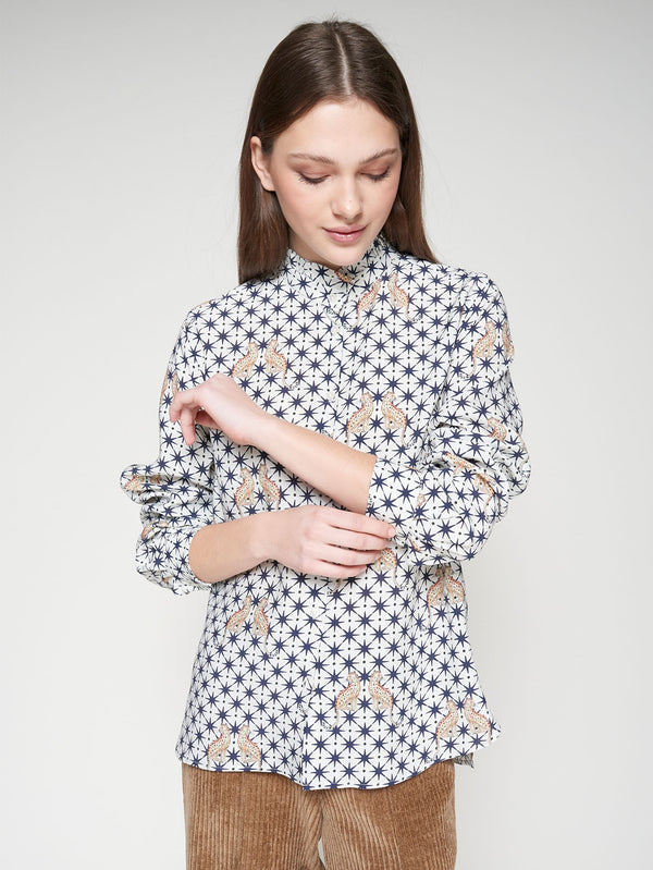 Leopard and Star Print Shirt