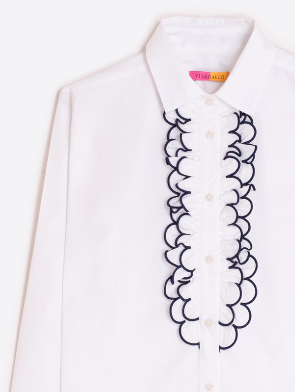 Lionetta Embroidered Poplin Shirt