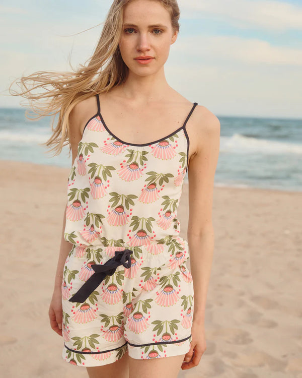 Summer Bouquet Cami Shorts Set