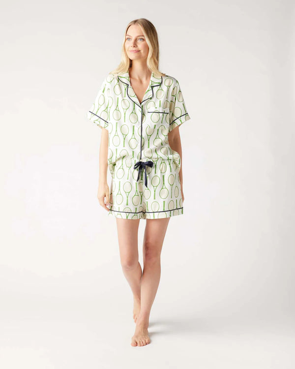 Tennis Time Pajama Shorts Set