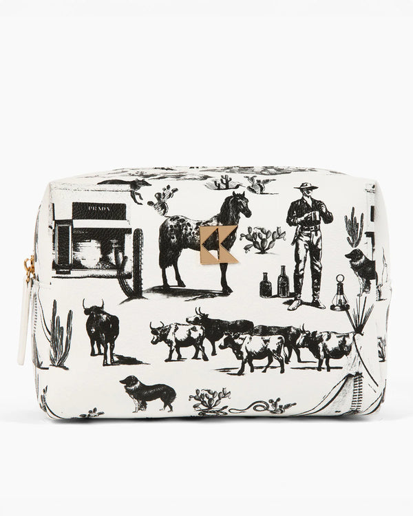 The Classic Accessory Bag in Marfa Toile