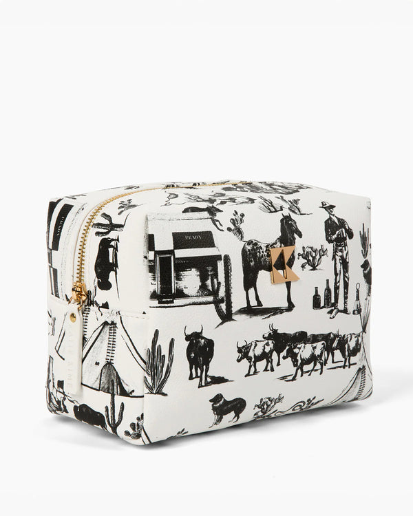 The Classic Accessory Bag in Marfa Toile