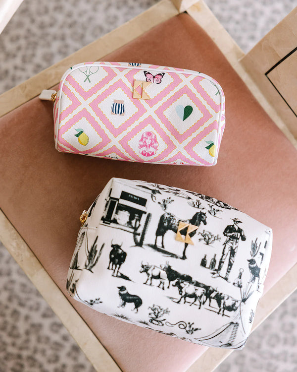 The Classic Accessory Bag in Marfa Toile