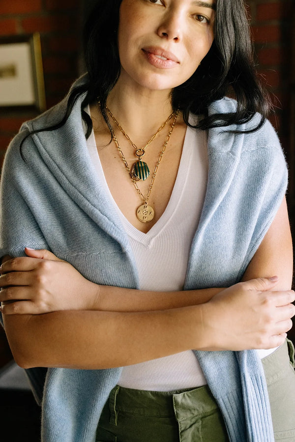 Timeless Stripe Locket