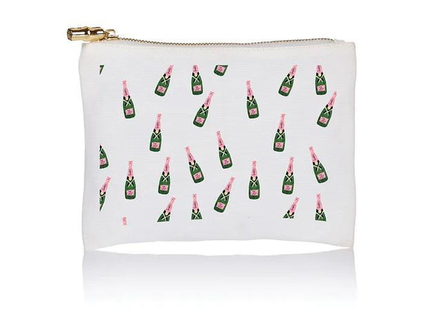 Champagne Flat Zip Bag