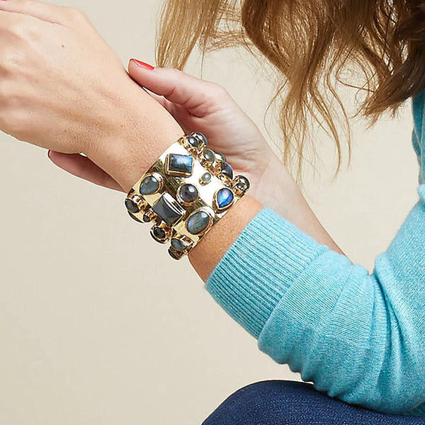 Bendall Gemstone Cuff