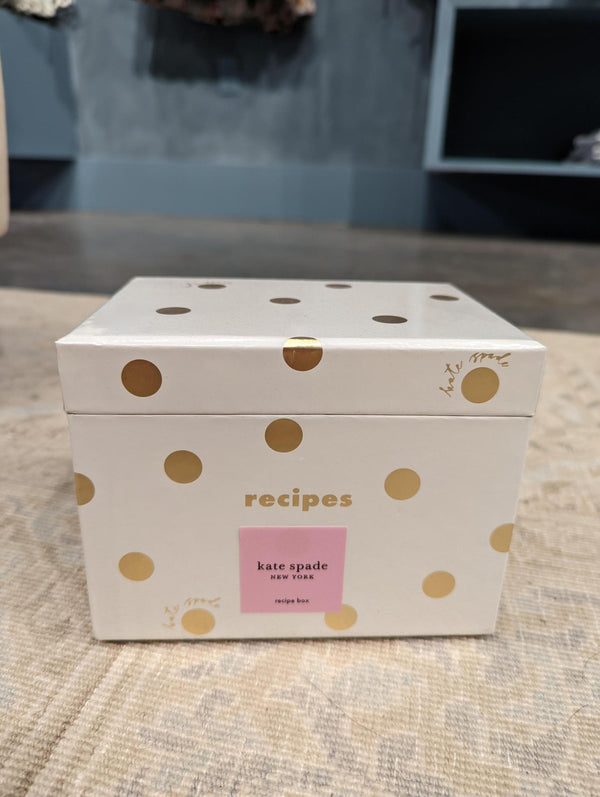 Kate Spade Recipe Box
