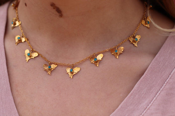 Confetti Multi-Heart Necklace
