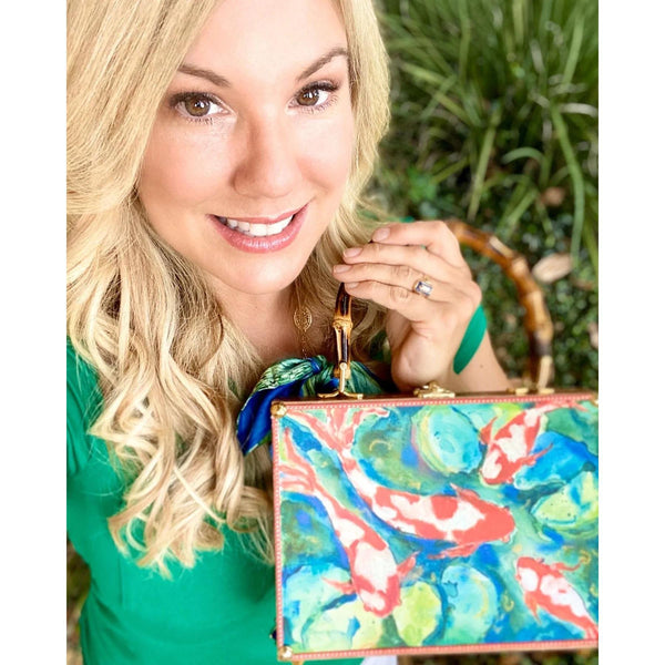 Koi w/Blue Stripes Bag