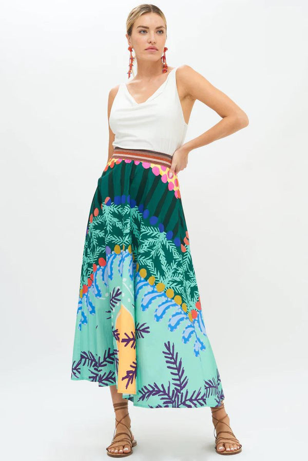 Swing Skirt - Palma Aqua