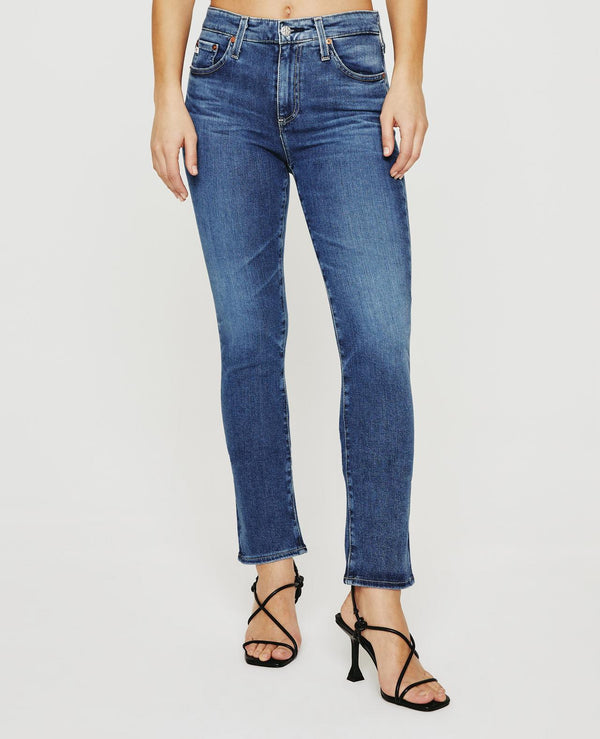 Mari High-Rise Straight Leg Jean