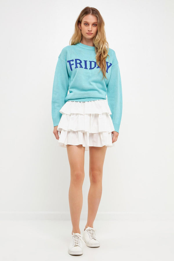Weekday Motif Sweater